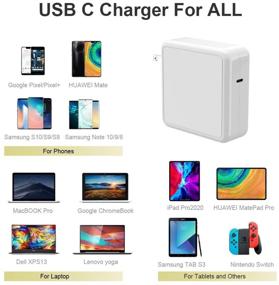 img 2 attached to 🔌 SIMPFUN Mac Book Pro Charger 96W - Fast Charging for Mac Book Pro 13'' 15'' 16" & Mac Book Air 13 inch - 6.56ft Cable Included