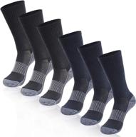 copper moisture wicking running socks by hissox - unisex ankle crew anti smell sport trekking hiking cushion socks logo