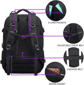 img 1 attached to Carefully Crafted Capacity Backpack for Business