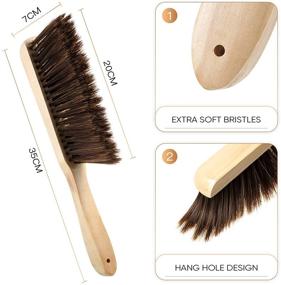 img 3 attached to Wooden Bench Brushes: Ideal Fireplace and Workshop Dust Brushes for Tidy Hearth and Home