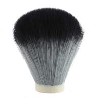 synthetic shaving brush knot black shave & hair removal logo