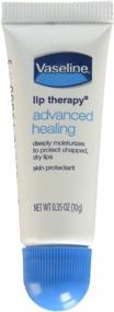 img 3 attached to Discover the Power of Vaseline Lip Therapy Advanced Petroleum Jelly - 3 Count Pack!