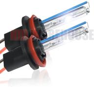 🔵 hid-warehouse h11 6000k hid xenon replacement bulbs - light blue (1 pair) logo