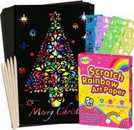 rmjoy rainbow scratch paper sets logo