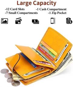 img 3 attached to Womens Wallet Leather Wallets Bifold Women's Handbags & Wallets for Wallets