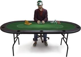 img 1 attached to Enhance Your Casino Experience with Brybelly Sublimation Poker Table Felt, Perfect for Premium Tables