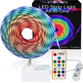 img 4 attached to 🎥 Watch This Must-See Video Before Buying: 32.8 Feet RGB LED Strip Lights – Rainbow Color Chase All in One!