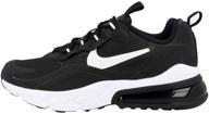 girls' athletic shoes: nike react casual running cu4668 001 – enhanced for optimal performance logo
