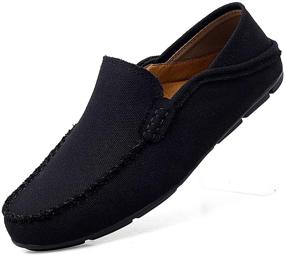 img 4 attached to Canvas Outdoor Sneakers Men's Shoes: Explore with the Go Tour Loafers & Slip-Ons