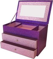 sparkle glamour jewelry box organizer logo