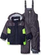 oshkosh bgosh toddler snowbib snowsuit boys' clothing ~ jackets & coats logo