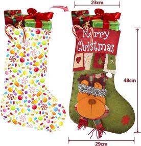 img 3 attached to Christmas Stocking Character Decorations Accessory