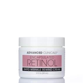 img 1 attached to 🔬 Advanced Clinicals Encapsulated Retinol Anti-Wrinkle Cream: Natural Face Lotion for Expression Lines, Crepey Skin, Large Pores, Uneven Skin Tone, Deep Wrinkles, and Hydration - 2 Fl. Oz.