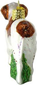 img 1 attached to 🎄 Brittany Spaniel Glass Blown Christmas Tree Ornaments by Old World Christmas