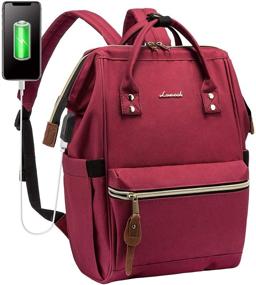 img 4 attached to 🎒 LOVEVOOK Fashion Daypack Backpack with Charging Option for Women - Handbags & Wallets Included