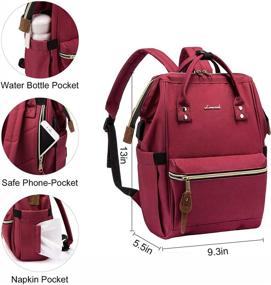 img 2 attached to 🎒 LOVEVOOK Fashion Daypack Backpack with Charging Option for Women - Handbags & Wallets Included