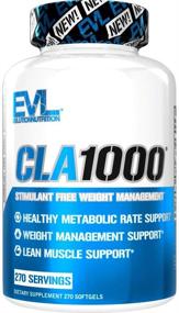 img 4 attached to 🏋️ Evlution Nutrition CLA 1000 Metabolism Support & Weight Loss Supplement - Conjugated Linoleic Acid (270 Servings)