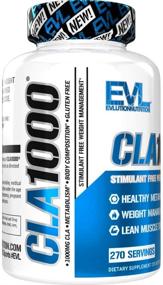 img 2 attached to 🏋️ Evlution Nutrition CLA 1000 Metabolism Support & Weight Loss Supplement - Conjugated Linoleic Acid (270 Servings)