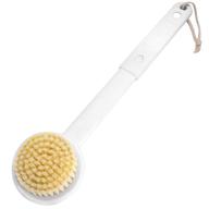 yoleto soft bath back brush: adjustable long handle for 🛀 gentle exfoliation, healthy and beautiful skin – wet/dry for dorm room essentials logo