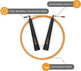 img 1 attached to Optimized Speed Training Set - Agility Ladder, Jump Rope, Sport Cones and Exercise Folder - Enhanced TRAINING TOOL SET for Superior Footwork and Improved Movement Skills by Scandinavian Sports