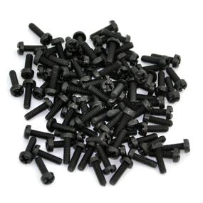img 1 attached to Electronics Salon 100Pcs Machine Combination Phillips Slotted Fasteners for Screws