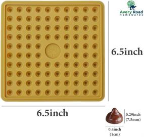 img 1 attached to 🍫 LFGB Professional Grade Silicone Chocolate Chip Mold - Create Non Dairy & Sugar Organic Chocolate Chips with this 3 Pack Mold Set