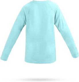 img 3 attached to 👕 Ultimate Protection: Boy's Long Short Sleeve Sun Protective Rashguard Swim Shirt - UPF 50+ Outdoor Sports