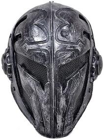 img 4 attached to 🤺 OSdream Cool Knights Templar: Ultimate Protection Wire Mesh Mask for Airsoft, Paintball, and Display Excellence