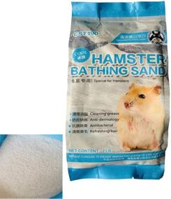 img 4 attached to 🐹 2LB Tiny Friends Farm Chinchilla Dust Bathing Sand with PIVBY Hamster Bathing Sand - Ideal for Bunny Rabbits, Guinea Pigs, Gerbils, and Small Pets