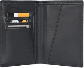 img 4 attached to Stylish Polare Functional Blocking Leather Passport Travel Accessories