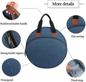 img 2 attached to 🧵 Универсальная и вместительная сумка для вышивки Луизы Мэйлис – идеальная для энтузиастов вышивки.