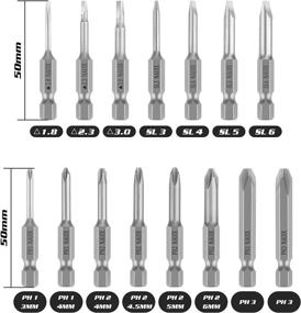 img 3 attached to Slotted Phillips Triangle Screwdriver Magnetic