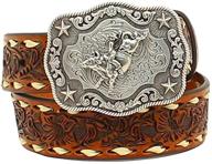 nocona girls turquoise underlay belt boys' accessories logo