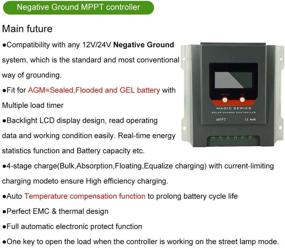 img 3 attached to ⚡️ Эффективный контроллер заряда MPPT 30A: PowMr - 12V 24V автоматический, с отрицательной общей линией, герметичный, для гелевых и залитых аккумуляторов, с функцией записи энергии.