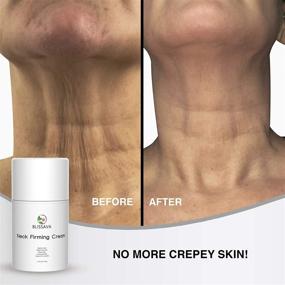 img 2 attached to 🦃 Revitalize Skin: Neck Firming Cream to Eliminate Turkey Neck, Crepe Skin & Sagging - For Men and Women