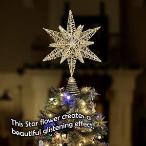 img 3 attached to Ornativity Star Glitter Tree Topper