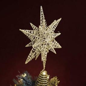 img 2 attached to Ornativity Star Glitter Tree Topper