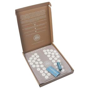 img 2 attached to 🎁 Scentered Acupressure Foot Mat & Balm Gift Set: All-in-One Solution for Natural Pain Relief, Muscle Relaxation, Reflexology, and Meditation – Escape with Aromatherapy Balm & Portable Mat