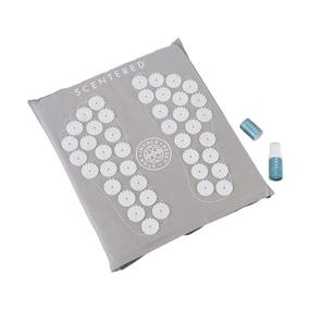 img 1 attached to 🎁 Scentered Acupressure Foot Mat & Balm Gift Set: All-in-One Solution for Natural Pain Relief, Muscle Relaxation, Reflexology, and Meditation – Escape with Aromatherapy Balm & Portable Mat