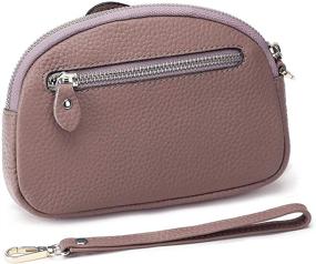 img 3 attached to Yaluxe Wristlet Elephant Leather Wallet Women's Handbags & Wallets