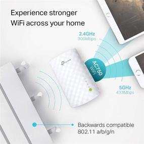 img 2 attached to TP-Link AC750 WiFi Extender (RE220): Boost Your WiFi Signal and Expand Coverage to 1200 Sq.ft - Dual Band, 750Mbps Speed, Supports 20 Devices