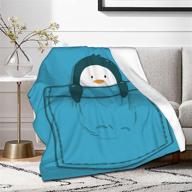 penguin blanket outdoor blankets sleeping logo