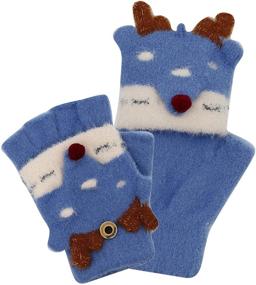 img 4 attached to 🧤 Fashionable RARITYUS Fingerless Mittens: Essential Cold Weather Accessories for Girls