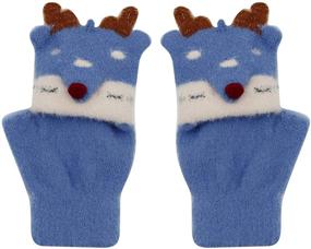 img 3 attached to 🧤 Fashionable RARITYUS Fingerless Mittens: Essential Cold Weather Accessories for Girls