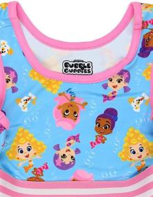 img 1 attached to 👗 Bubble Guppies Toddler Girls Fit and Flare Dress: Cute & Comfortable Style for Your Little One