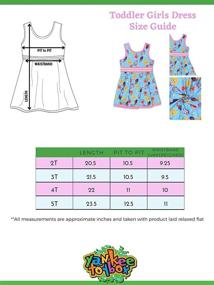 img 3 attached to 👗 Bubble Guppies Toddler Girls Fit and Flare Dress: Cute & Comfortable Style for Your Little One