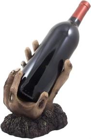 img 1 attached to 🧟 Zombie Rising Resurrected Wine Bottle Holder Sculpture – Ideal for Scary Halloween Party Decorations, Spooky Gothic Home Decor, Tabletop Wine Racks & Display Stands, Perfect for Undead Enthusiasts