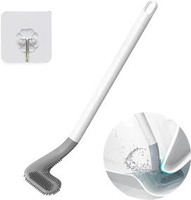 img 4 attached to Golf Toilet Brush: Long-Handled Silicone Cleaner for Efficient Bathroom Cleaning