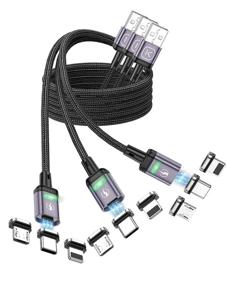 img 4 attached to 🔌 KUULAA Nylon Braided Magnetic Transmission: Compatible and SEO-friendly