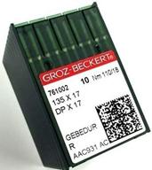 🧵 groz-beckert 135 x 17 #18: high-quality pack of 100 sewing machine needles logo